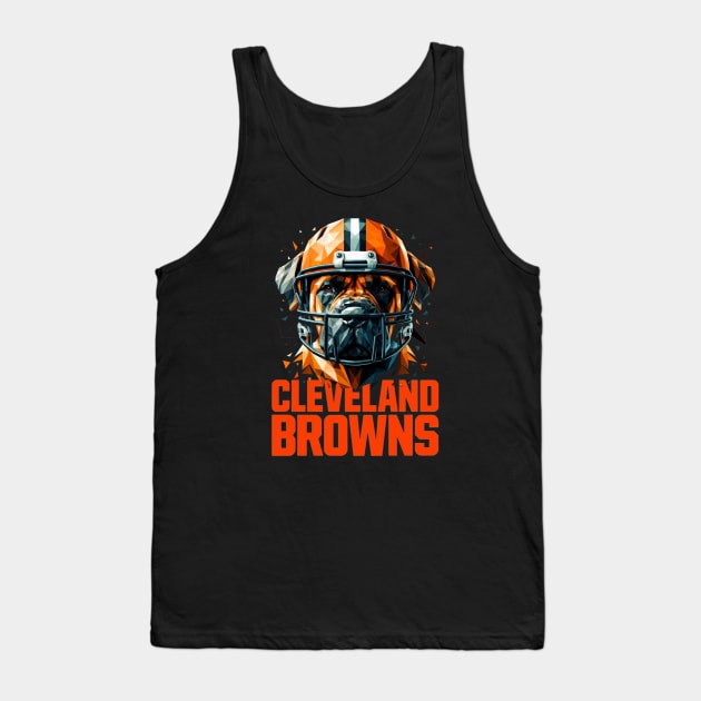 Cleveland Browns Tank Top by fadinstitute